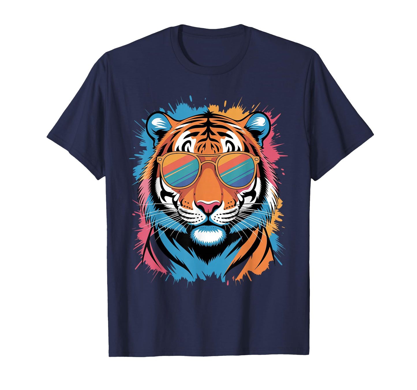 Cool Tiger Costume for Men Women Kids Pattern Tiger Lover T-Shirt