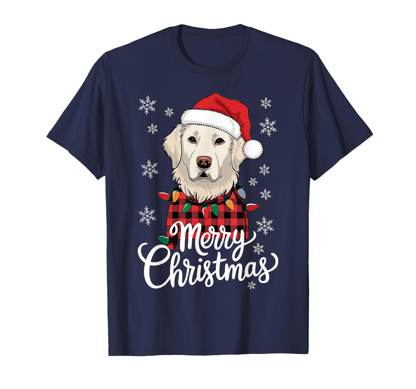 Christmas White English Cream Golden Retriever Mom Dog Puppy Men Women T-Shirt