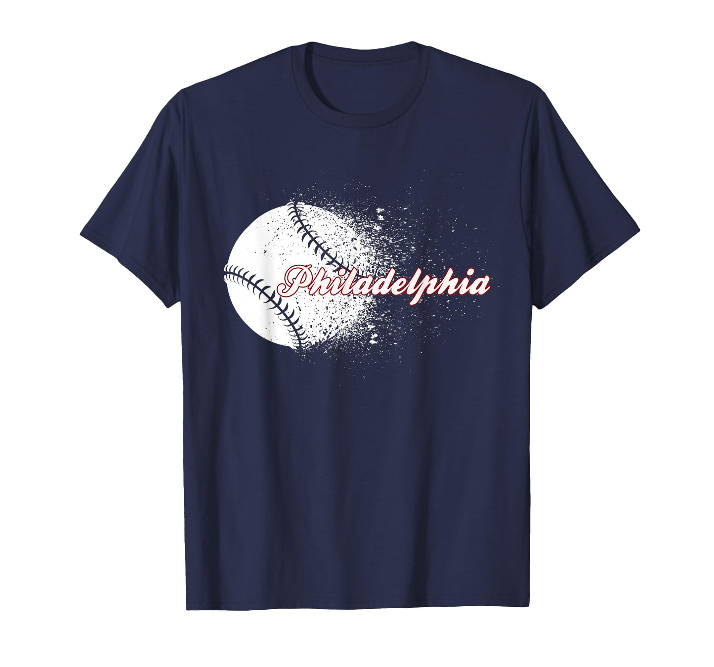 Philadelphia Baseball Skyline Philly Men Women T-Shirt