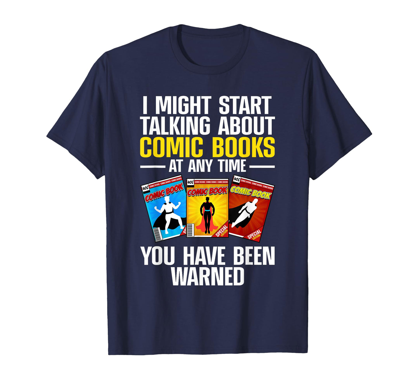 Comic Books Art For Men Women Comic Book Collector Comics T-Shirt