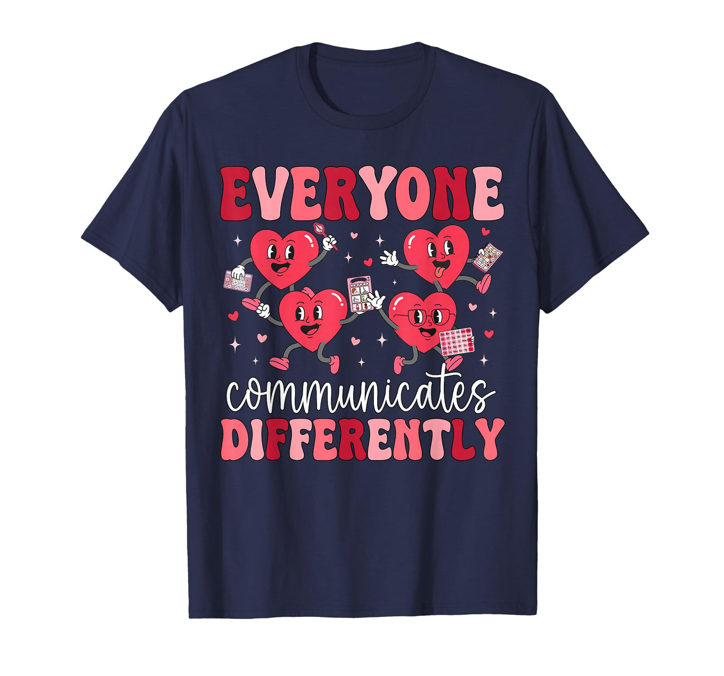 Speech Therapy Language Pathologist Happy Valentines Women T-Shirt