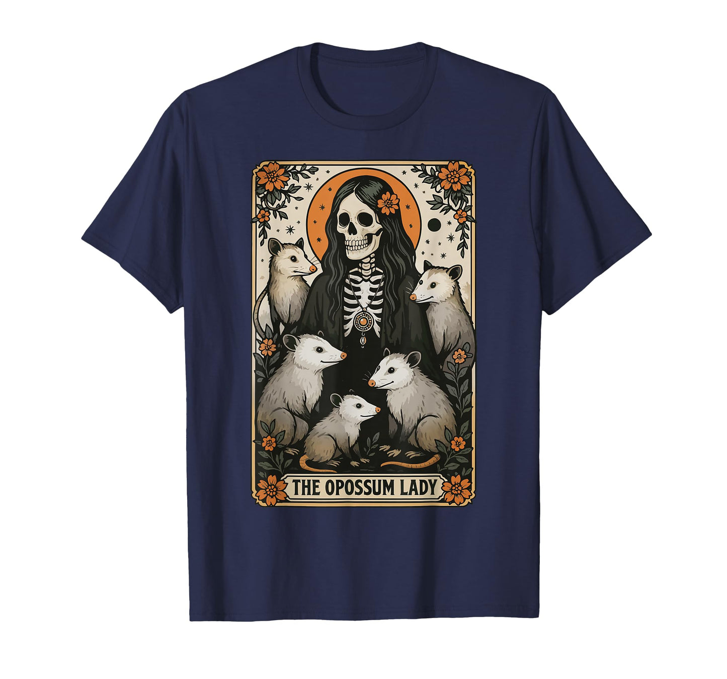 The Opossum Lady Tarot Card T-Shirt
