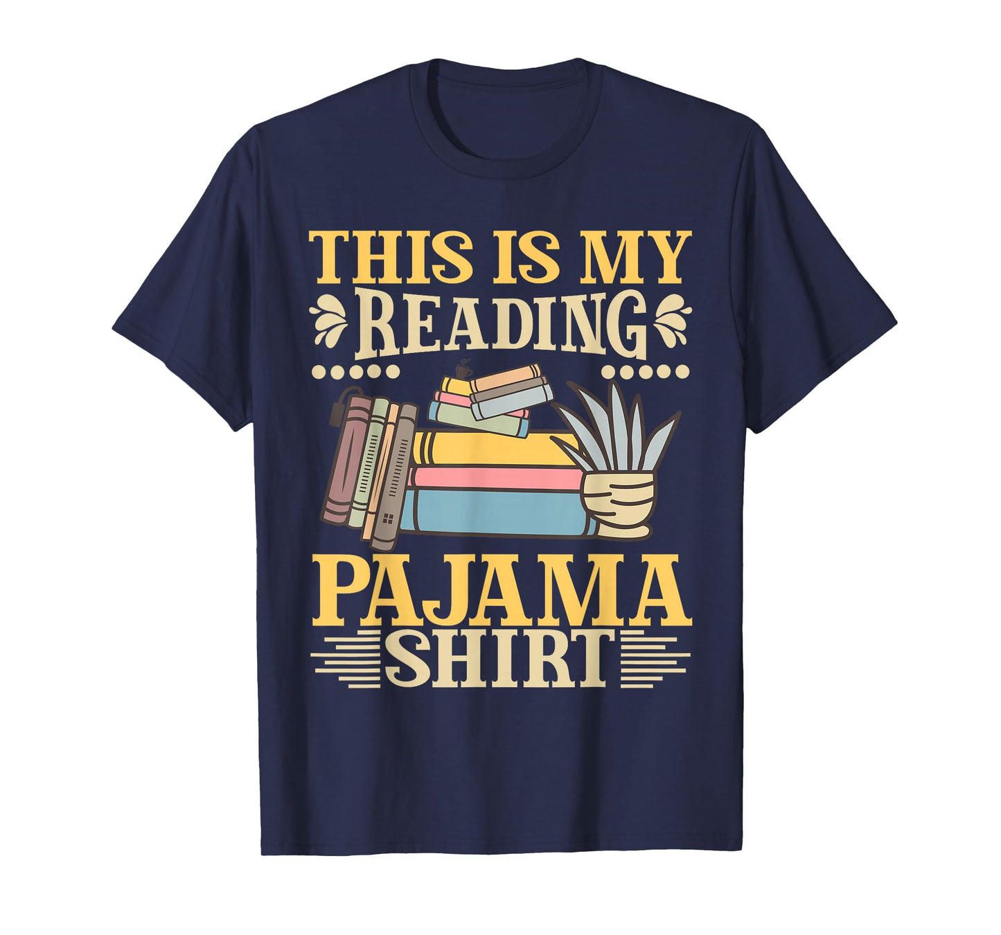 Book And Pajama This Is My Reading Pajama Bedtime Reading T-Shirt