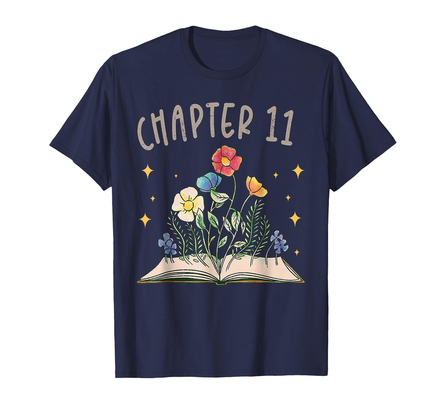 Chapter 11th Birthday Bookworm 11 Years Old For Book Lovers T-Shirt