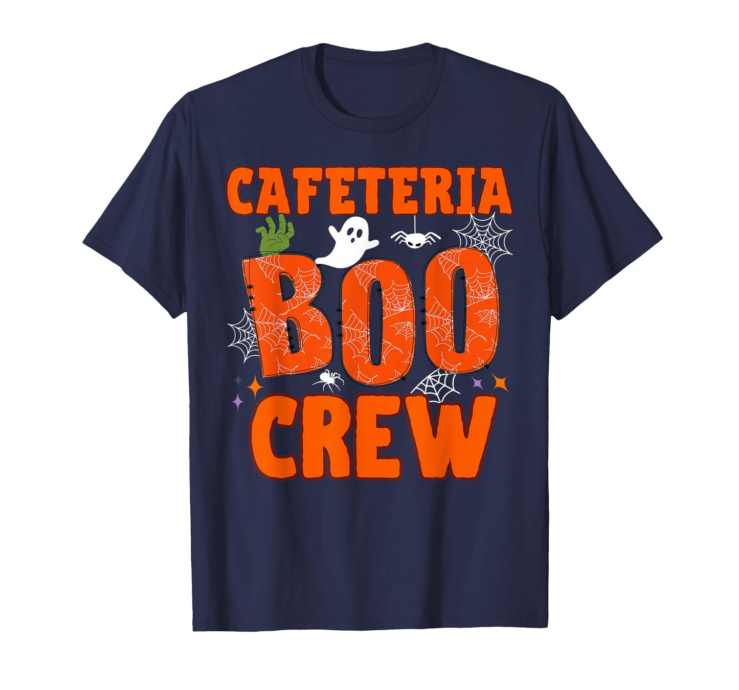 Cafeteria Boo Crew Halloween Costume Lunch Lady Matching Tee T-Shirt