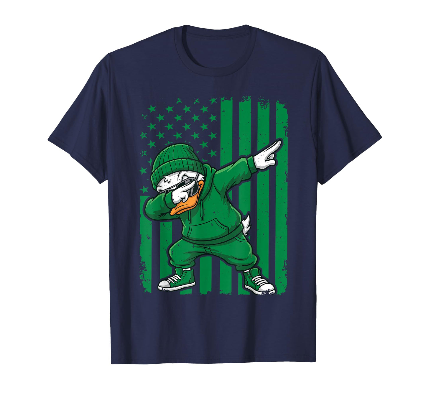 Vintage Dabbing Duck Graphic for Men Women Boys Girls Kids T-Shirt