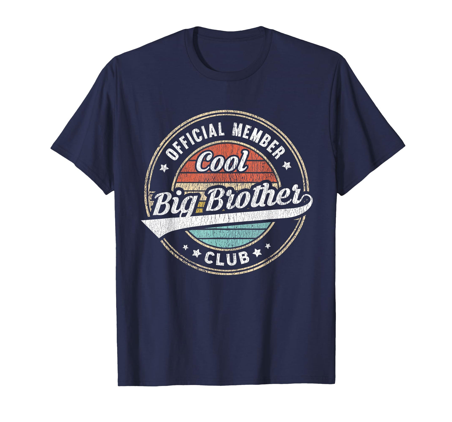 Official Member Cool Big Brother Club Funny Big Bro T-Shirt