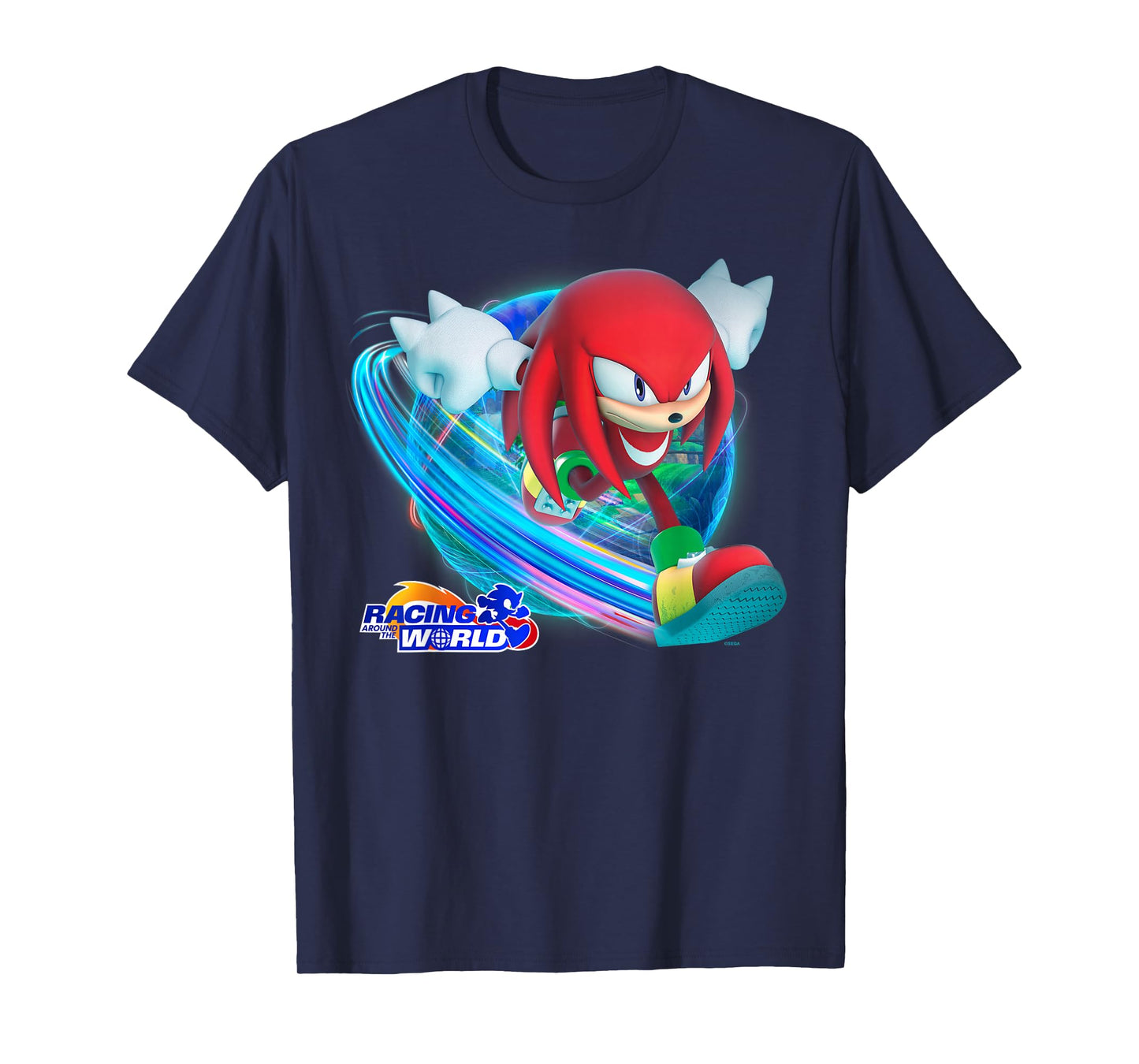Sonic the Hedgehog - Racing Around the World Knuckles T-Shirt