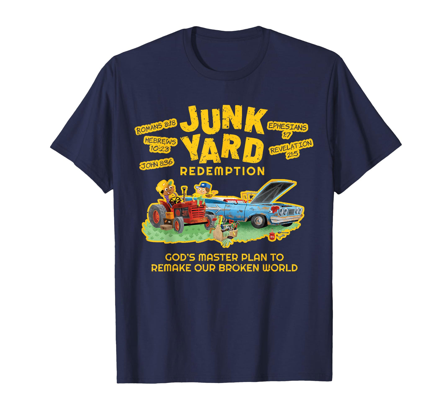 Junkyard Redemption VBS 2026 God’s Plan to Remake Our World T-Shirt