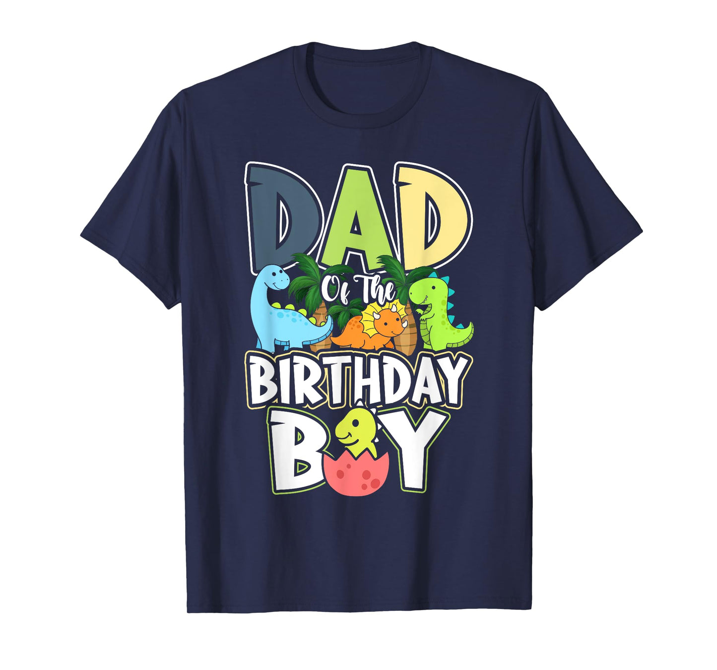 Dinosaurs Theme Birthday Dad Of The Birthday Boy Dinosaur T-Shirt