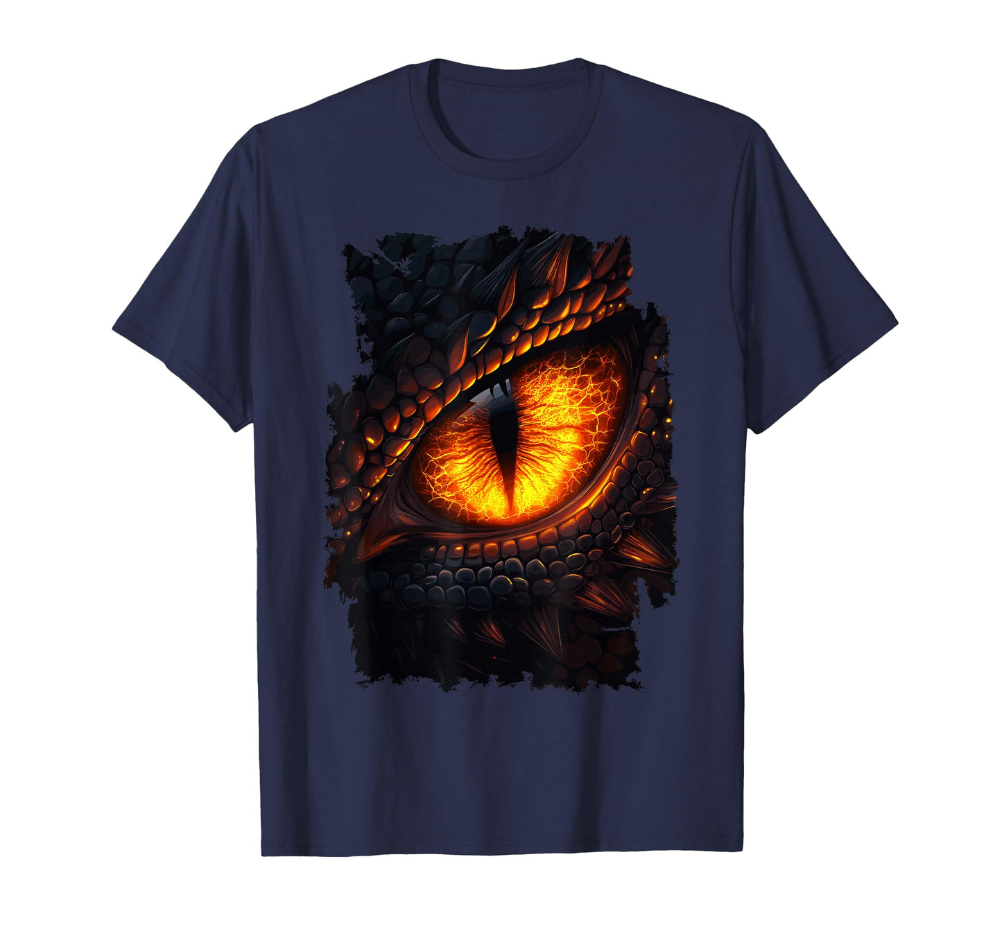 Fiery Dragon Eye with Scales T-Shirt