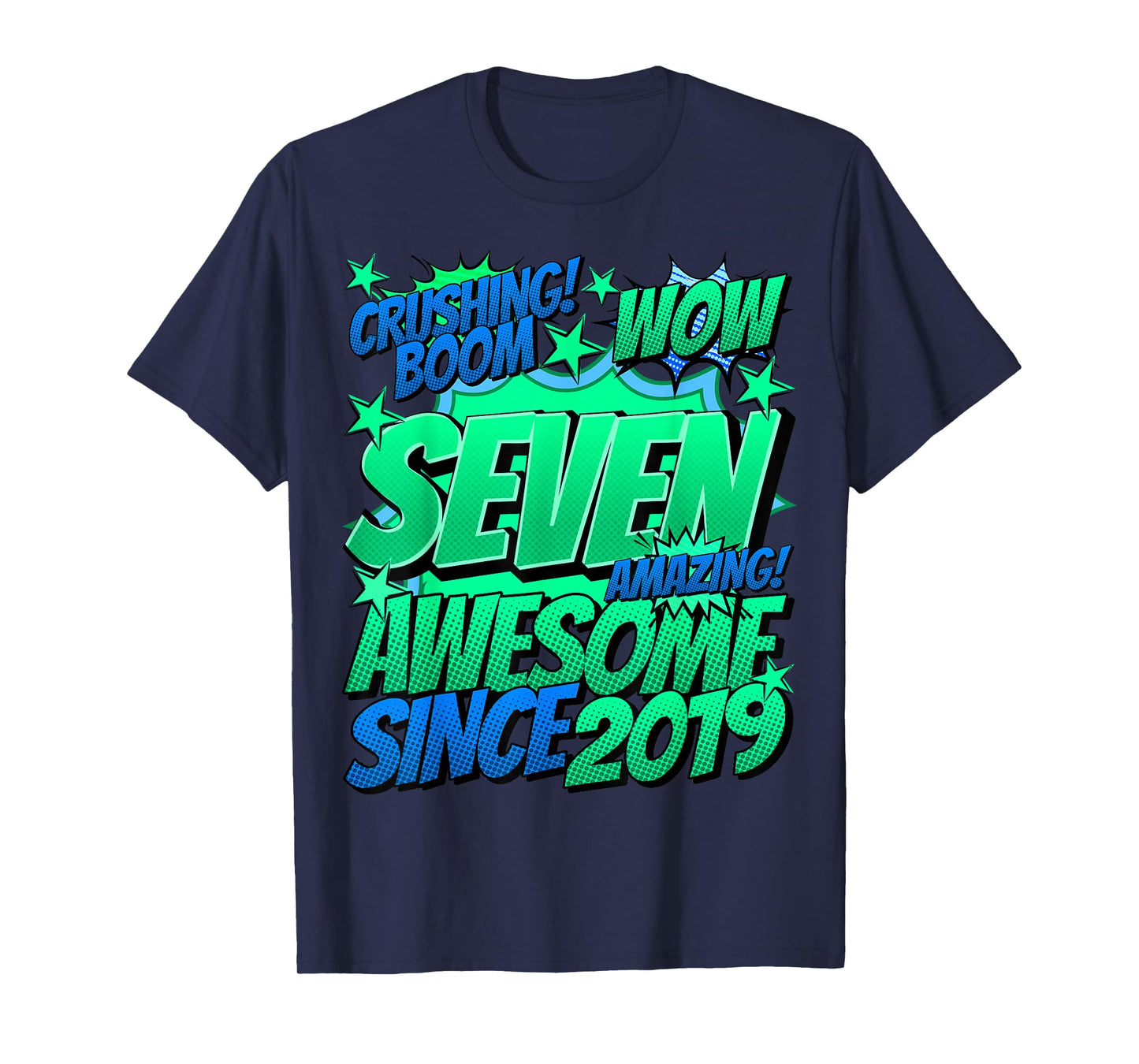 7 Year Old Gifts for Boys 7th Birthday Boy 7 Year Old Boy T-Shirt