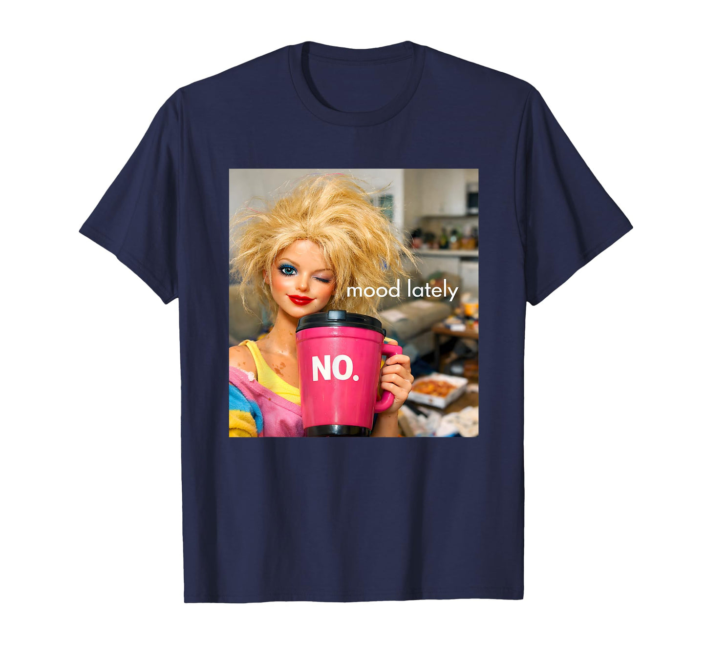 Retro Doll Face Meme Dolls Plastic Digusting Doll Face Meme T-Shirt