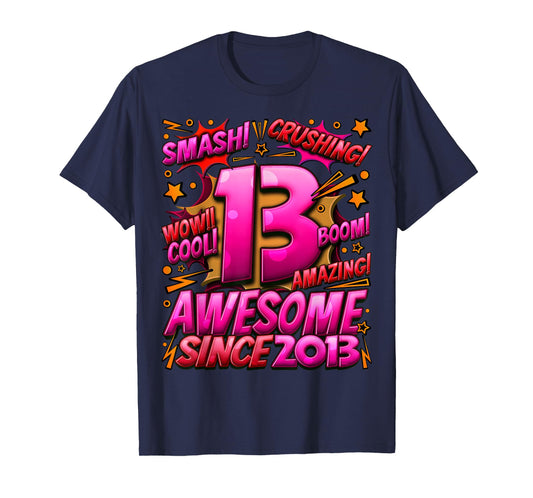 13 Year Old Gifts for Boys 13th Birthday Boy 13 Year Old Boy T-Shirt