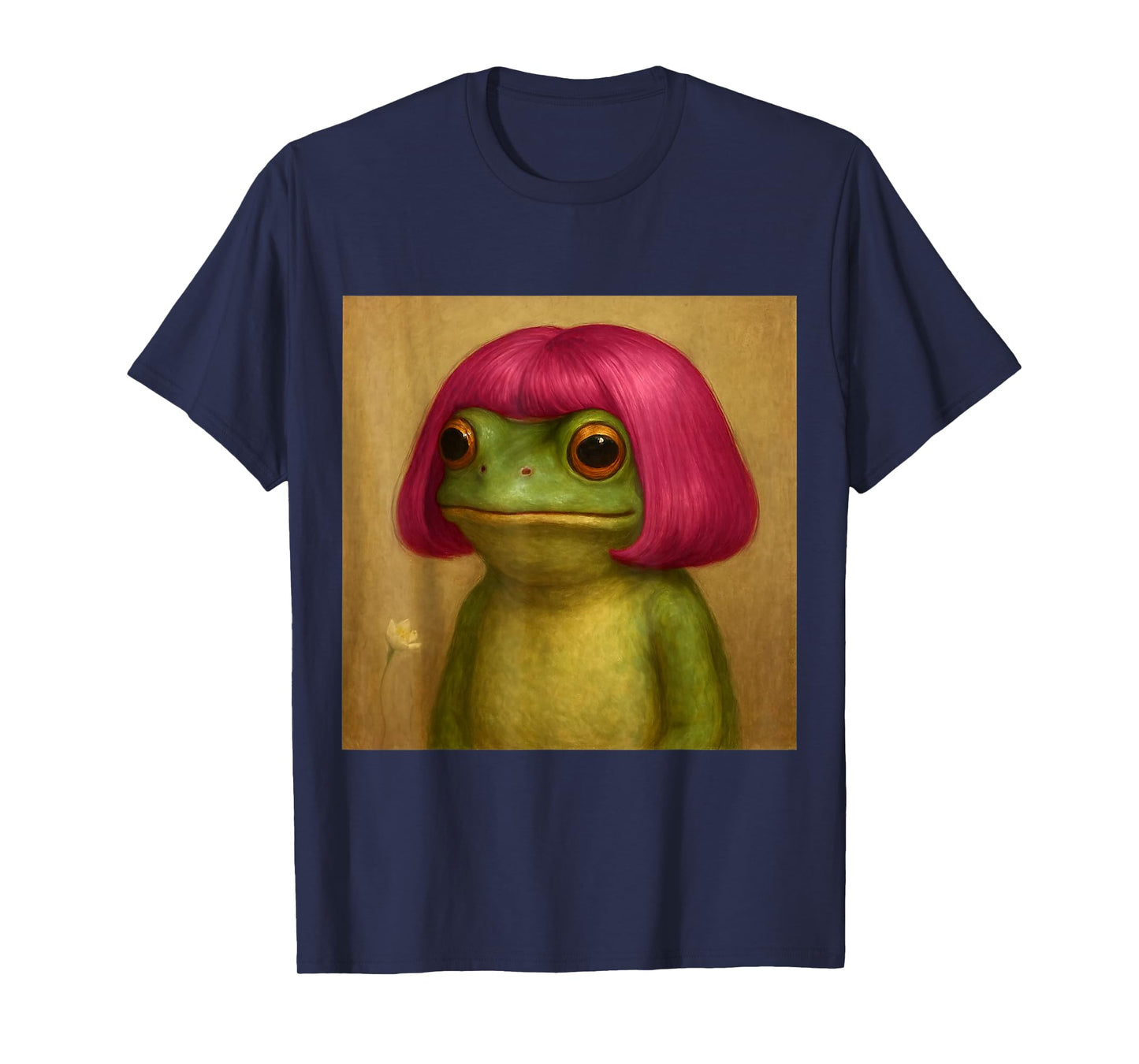 Vintage Frog Bob Haircut Funny Meme for Men Women Kids T-Shirt