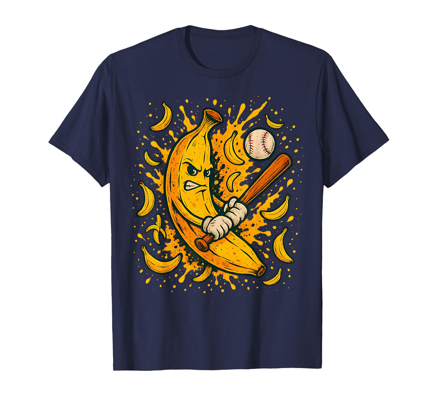 Funny Baseball Game Day Baseball Player Retro Baseball Ball T-Shirt
