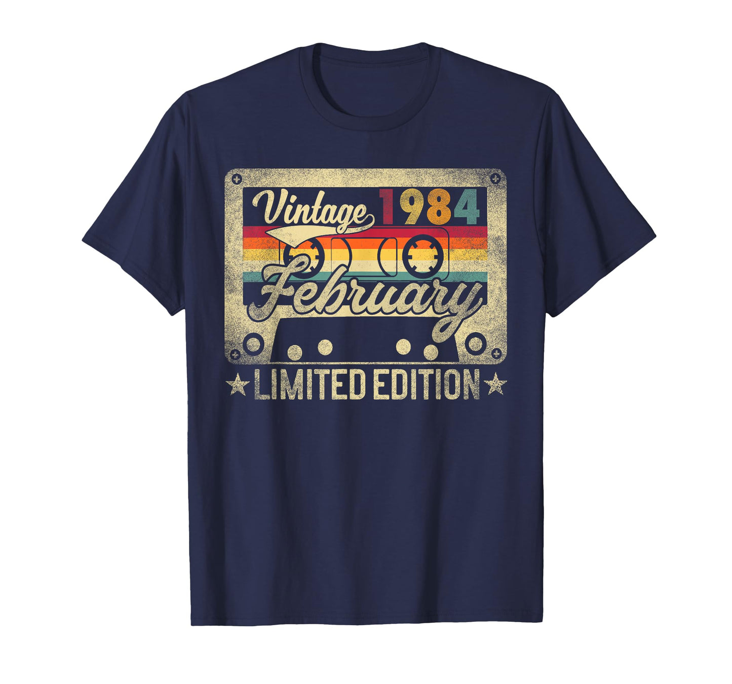 Vintage 1984 February 42 Years Old 42nd Birthday Men Women T-Shirt