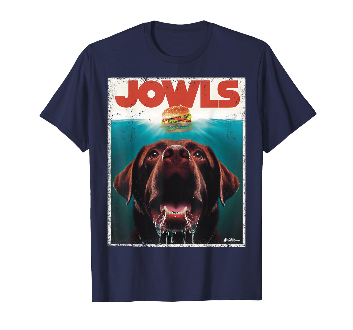 Funny Chocolate Lab Jowls, Labrador Retriever Dog Mom Dad T-Shirt