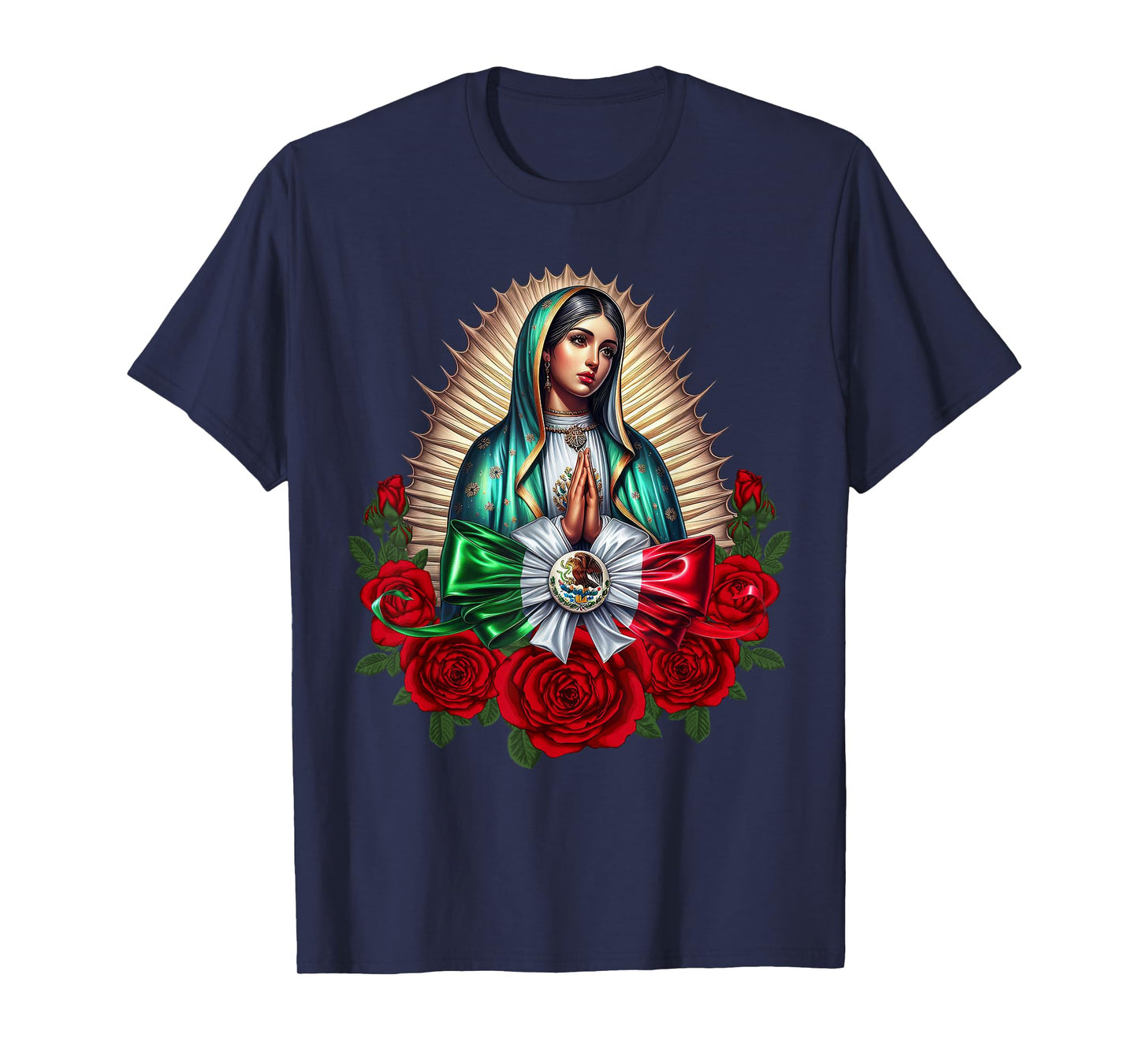 Virgen de Guadalupe Our Lady of Guadalupe Catholic Women T-Shirt