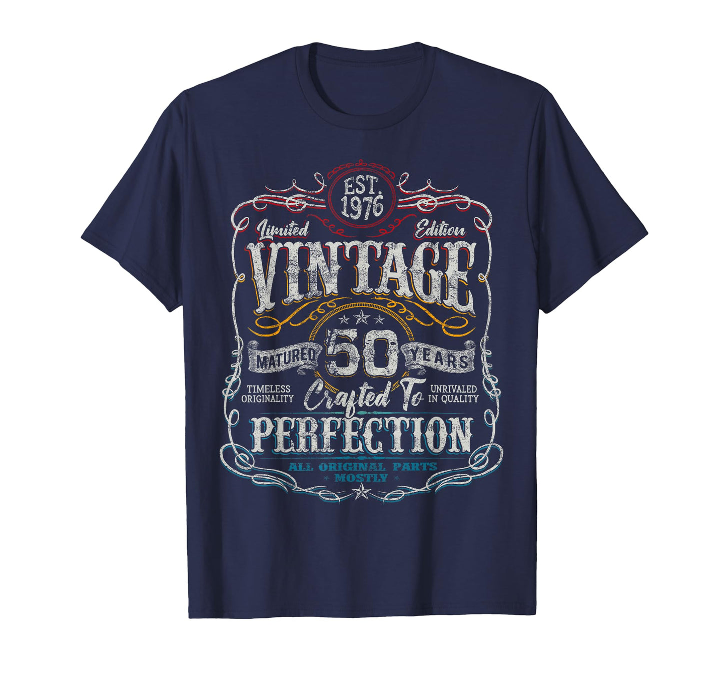 Vintage 1976 Limited Edition Shirt 50 Year Old 50th Birthday T-Shirt
