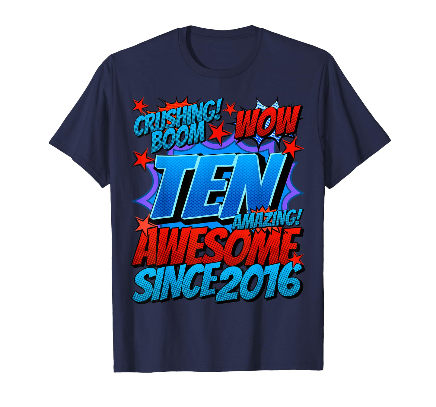 10 Year Old Gifts for Boys 10th Birthday Boy 10 Year Old Boy T-Shirt