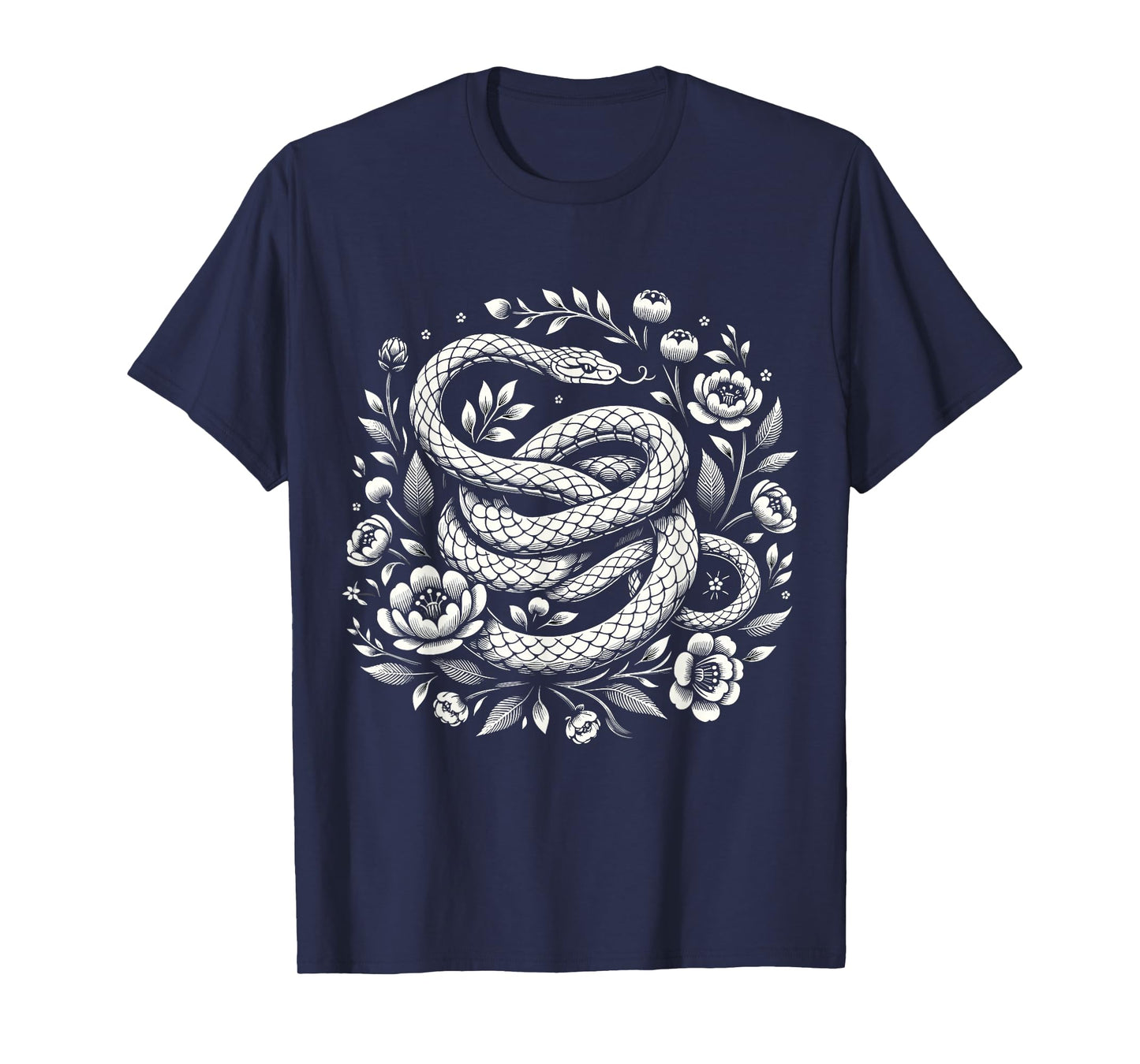 Floral Snake T-Shirt
