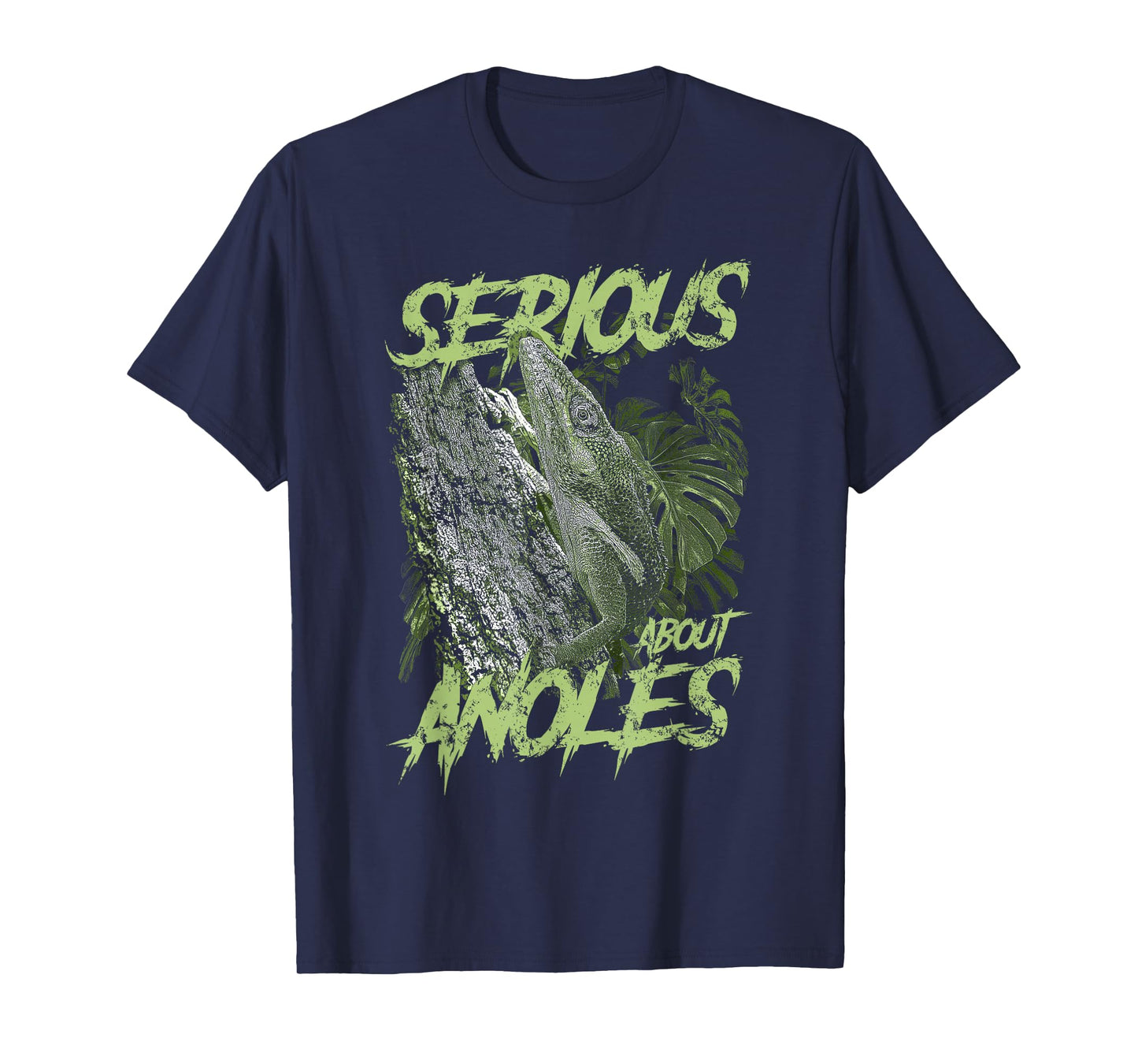 Serious About Cuban Knight Anole Reptile Keeper T-Shirt