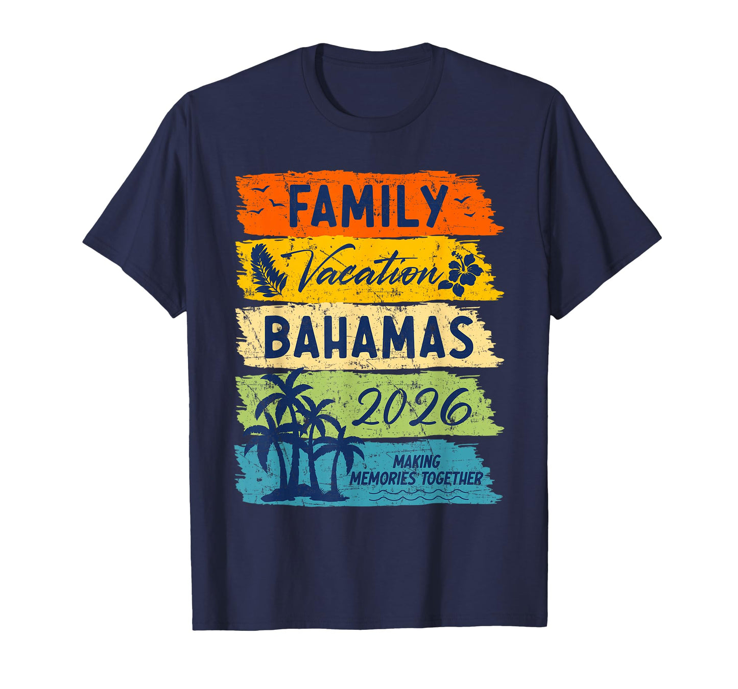 Family Vacation Bahamas 2026 Matching Group Cruise T-Shirt