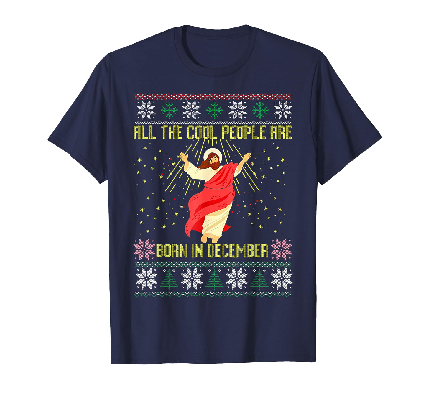 Cool People are Born in December Christian Christmas Bday T-Shirt