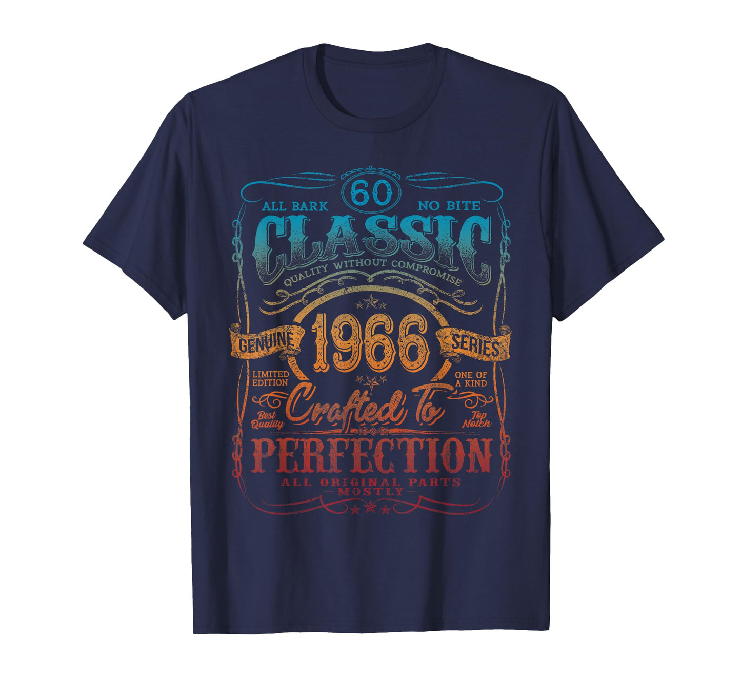 Vintage 1966 Limited Edition Shirt 60 Year Old 60th Birthday T-Shirt