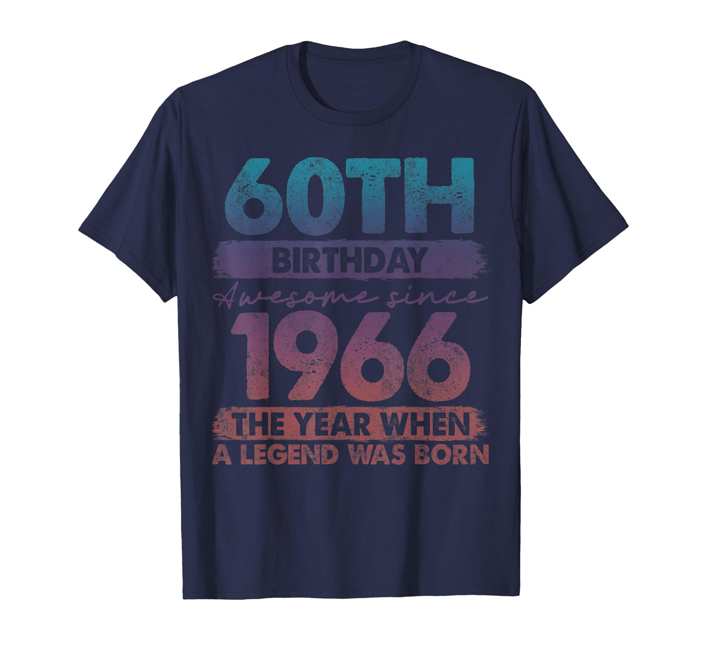 60 Year Old Gifts Vintage 1966 Limited Edition 60th Birthday T-Shirt