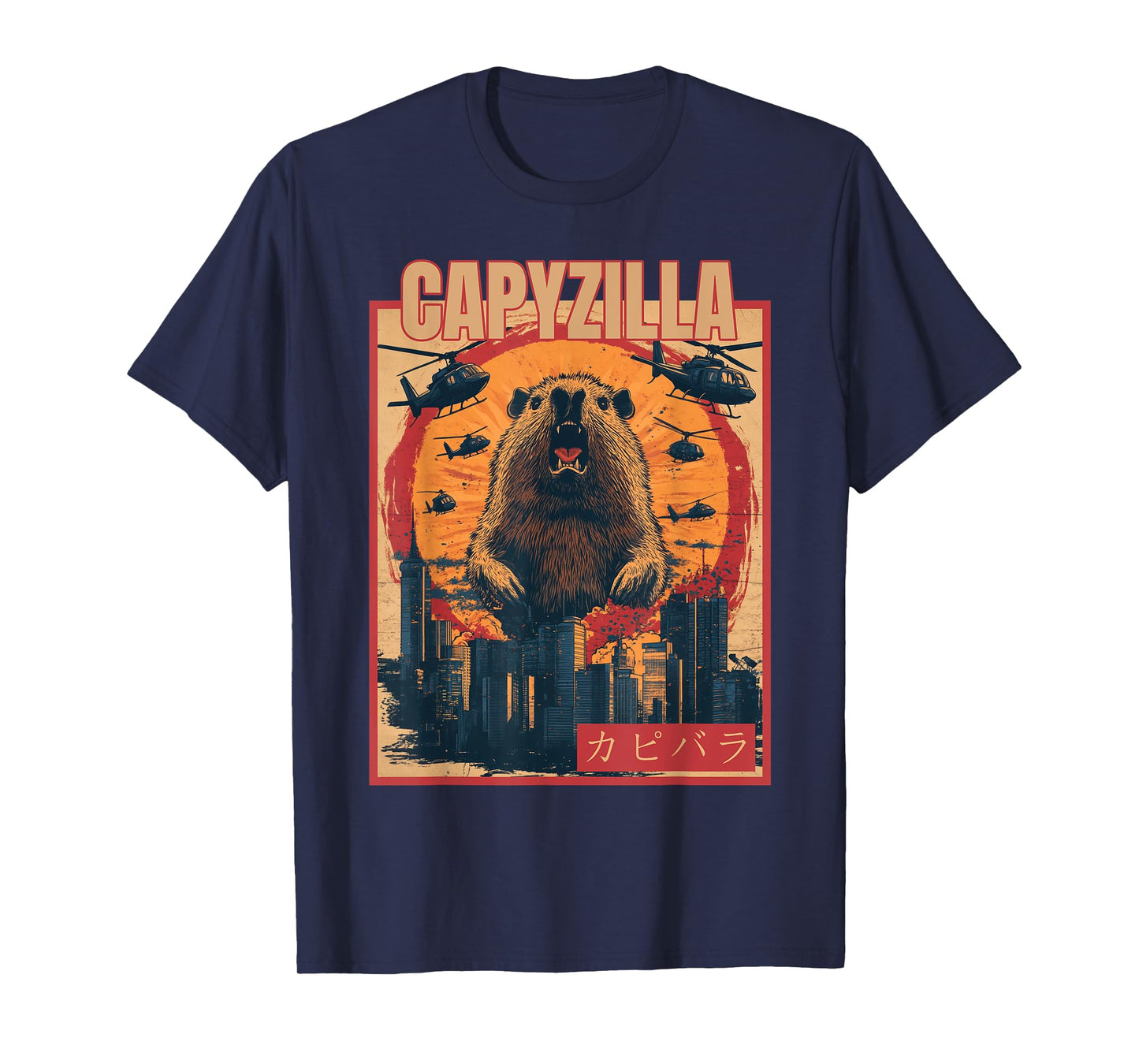 Capyzilla | Funny Capybara Graphic | cool Rodent Capybara T-Shirt