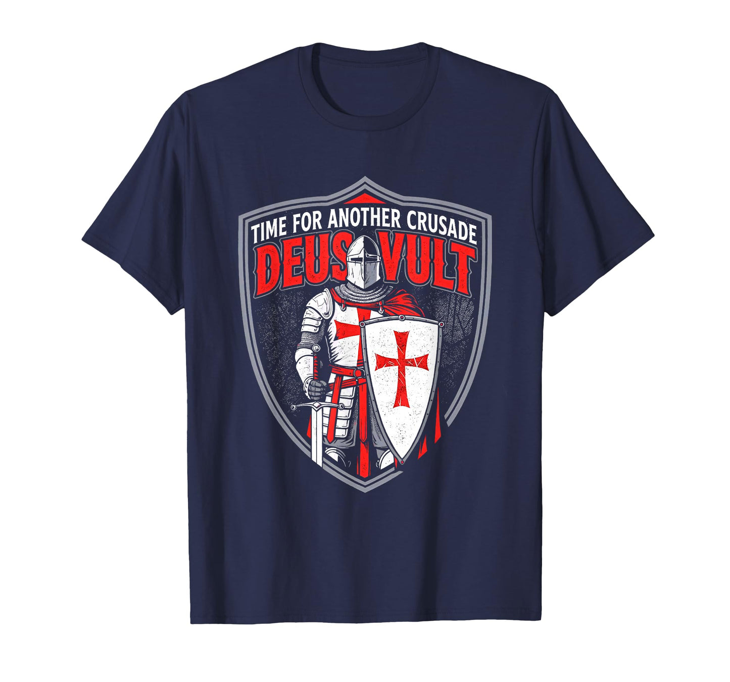 Time for Another Crusade Deus Vult T-Shirt