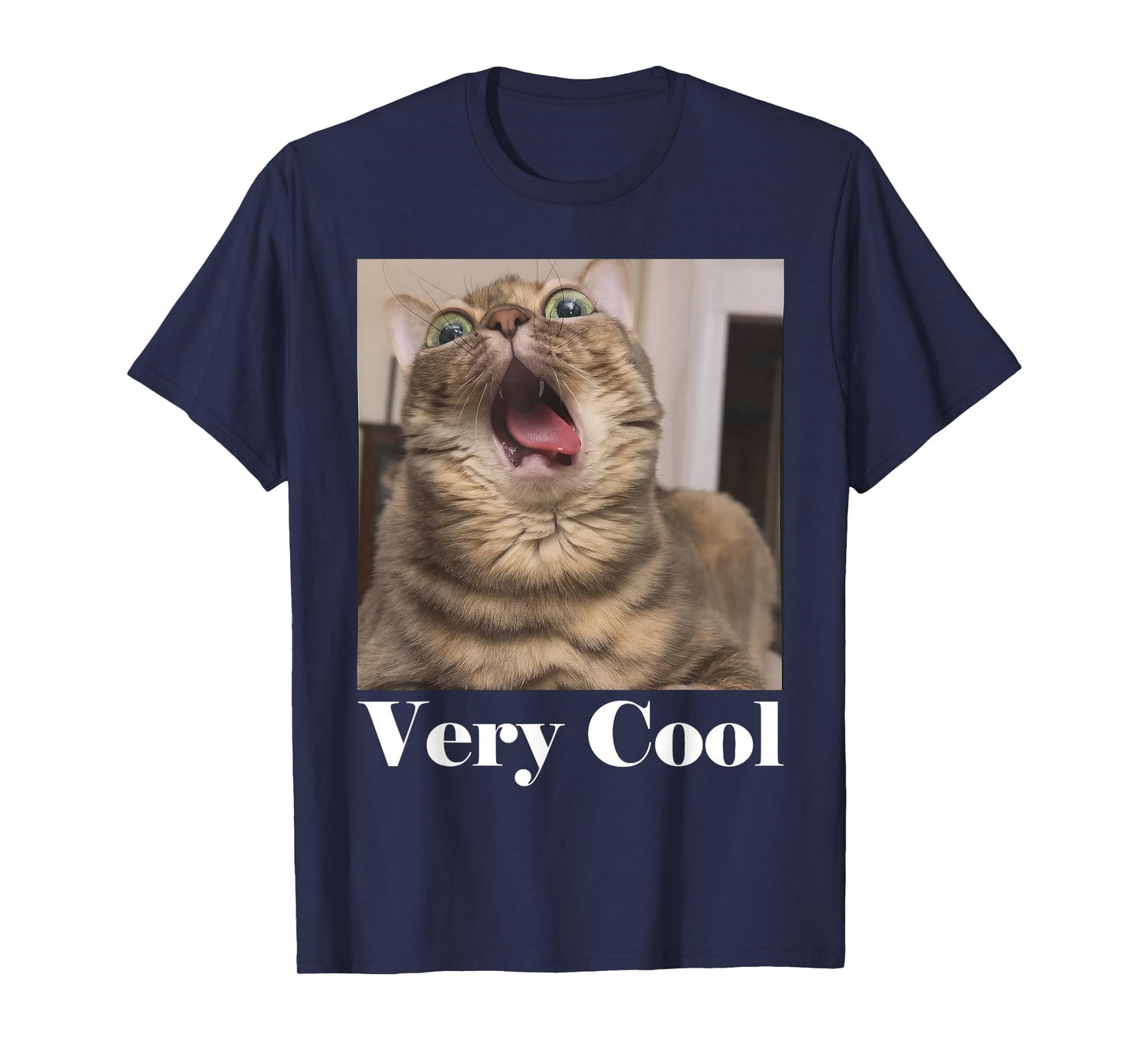 Cats Meme Graphic Silly Cat Humor Funny Cat Very Cool T-Shirt