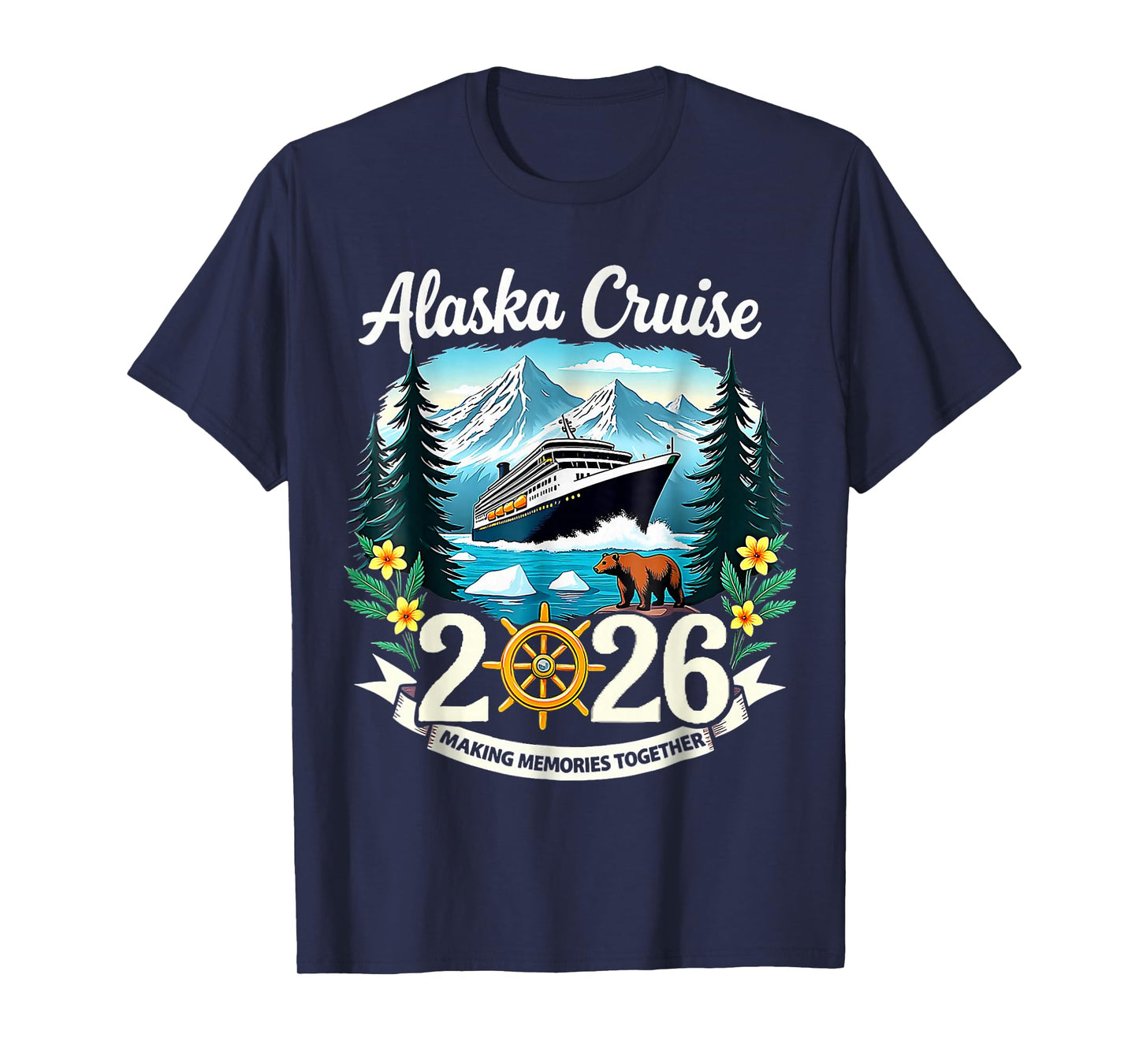 Matching Family Friends and Group Alaskan Alaska Cruise 2026 T-Shirt