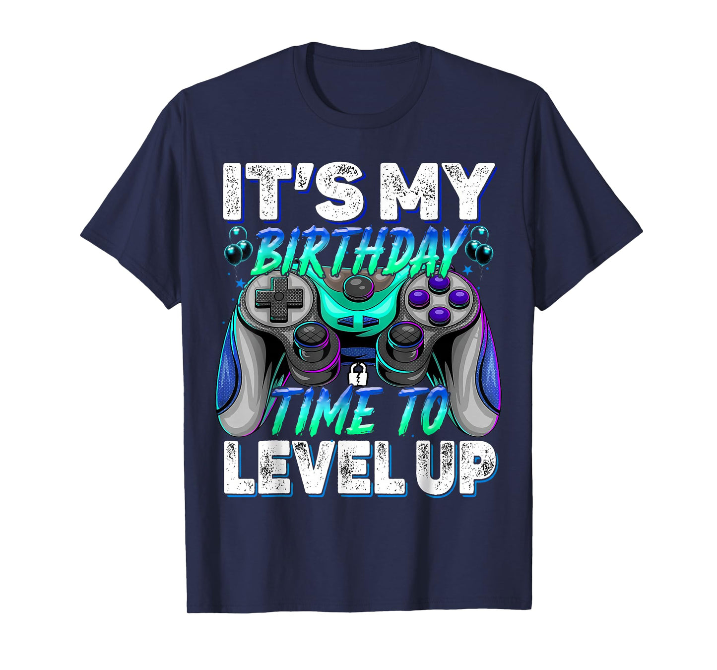 It's My Birthday Time to Level Up Video Game Birthday Boys T-Shirt