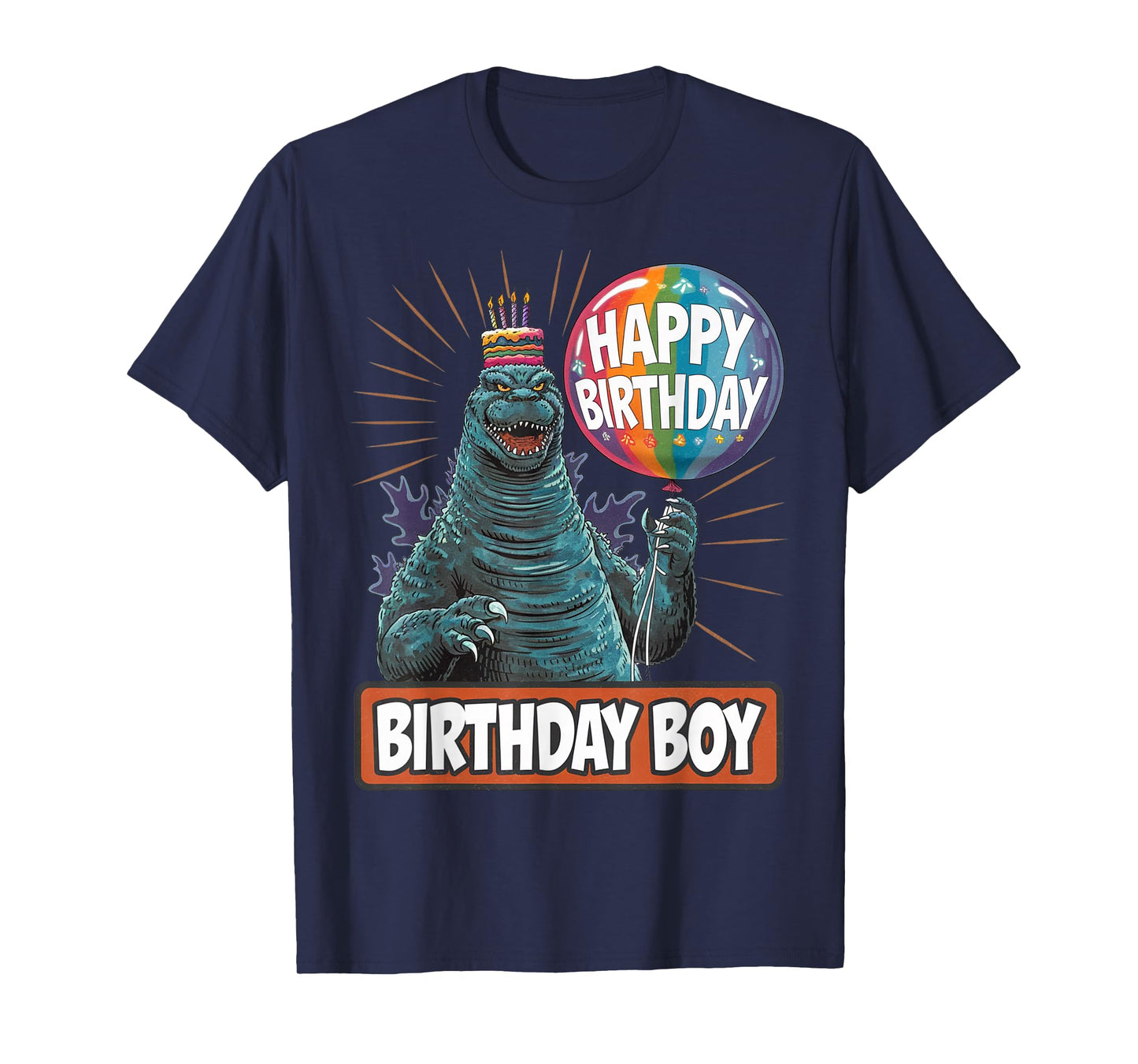 Kaiju Birthday Boy Fun Monster Movie Party Decoration Gifts T-Shirt