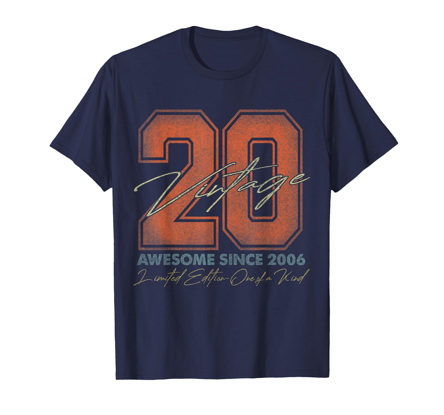 20 Year Old Gifts Vintage 2006 Limited Edition 20th Birthday T-Shirt