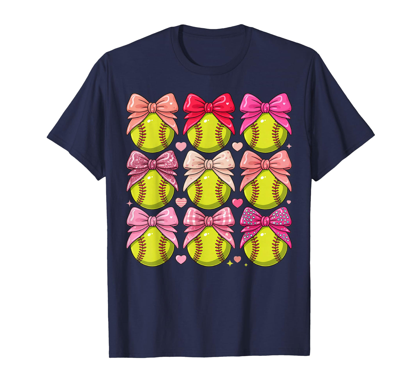 Girls Softball Pink Coquette Bow Softball Vibes Toddler T-Shirt