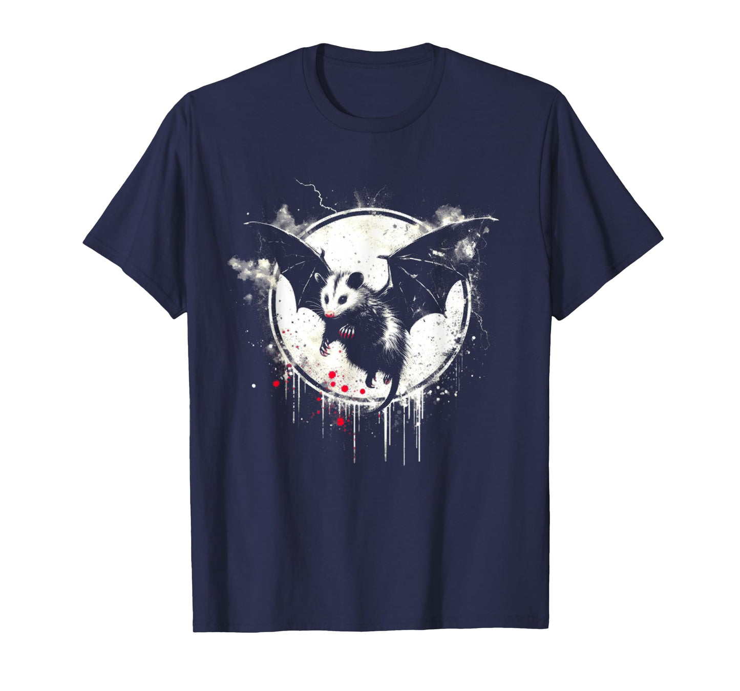 Opossum Bat - Funny Cute Possum Bat Halloween Lover T-Shirt