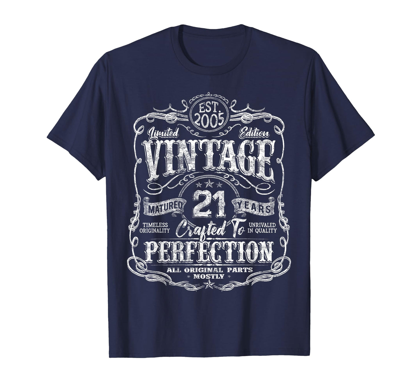 Vintage 2005 Limited Edition Shirt 21 Year Old 21st Birthday T-Shirt
