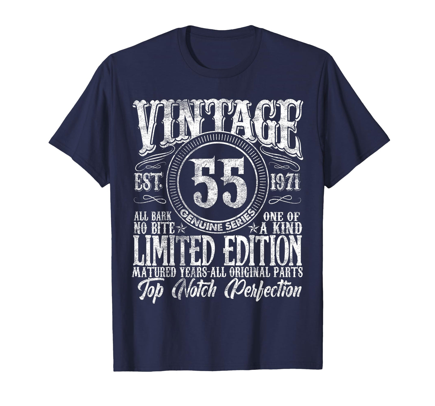 55 Year Old Gifts Vintage 1971 Limited Edition 55th Birthday T-Shirt