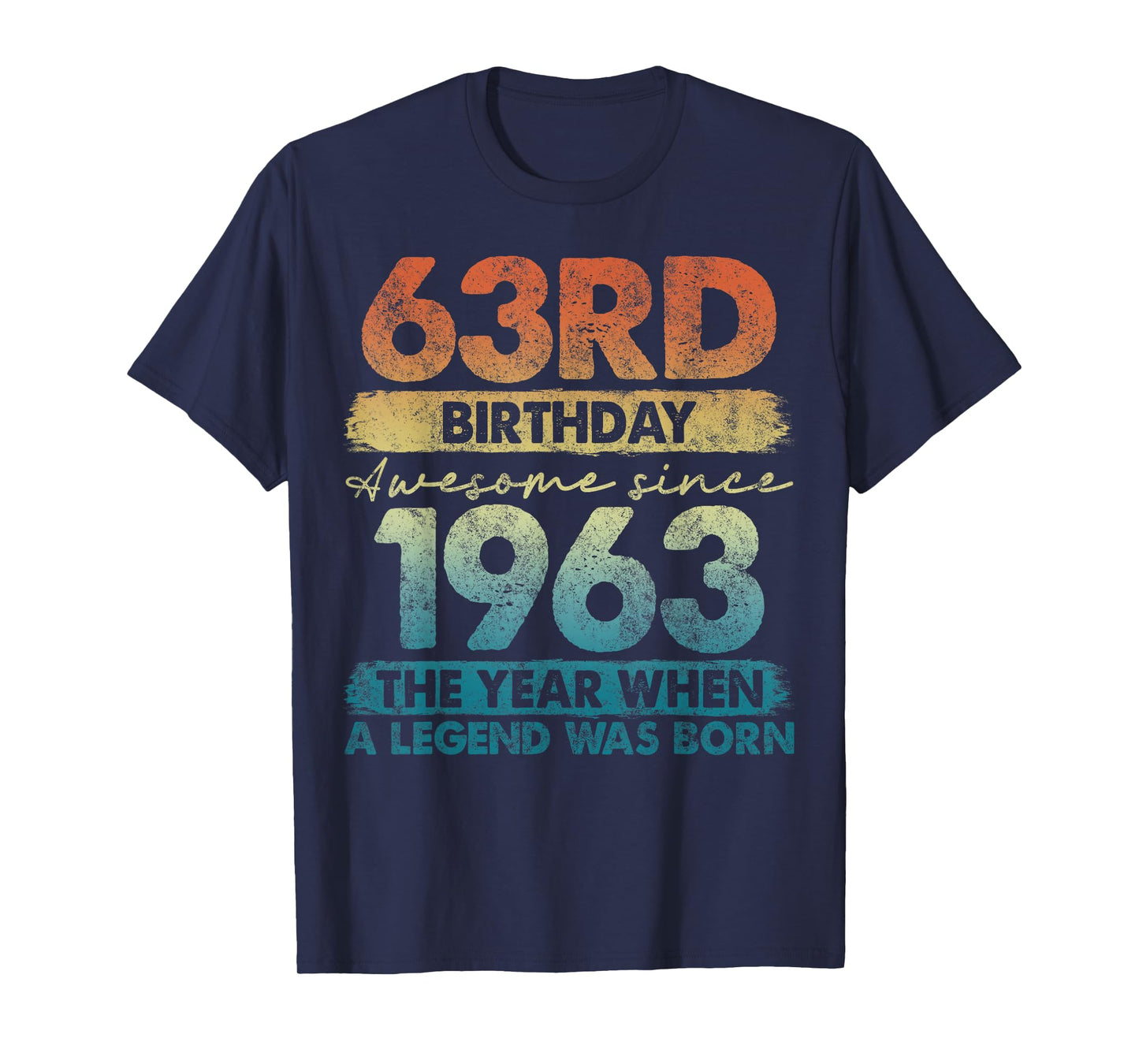 63 Year Old Gifts Vintage 1963 Limited Edition 63rd Birthday T-Shirt