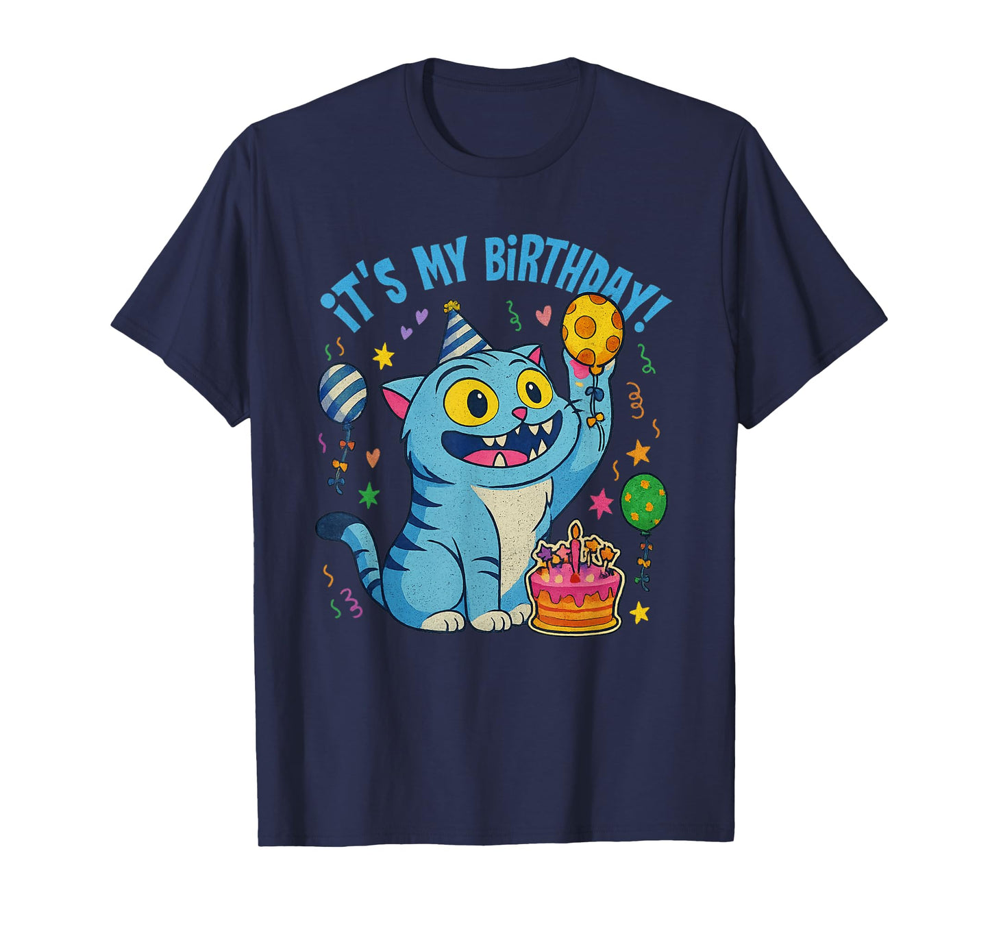 Derpy Cat Birthday Costume, K Pop Inspired Tee T-Shirt