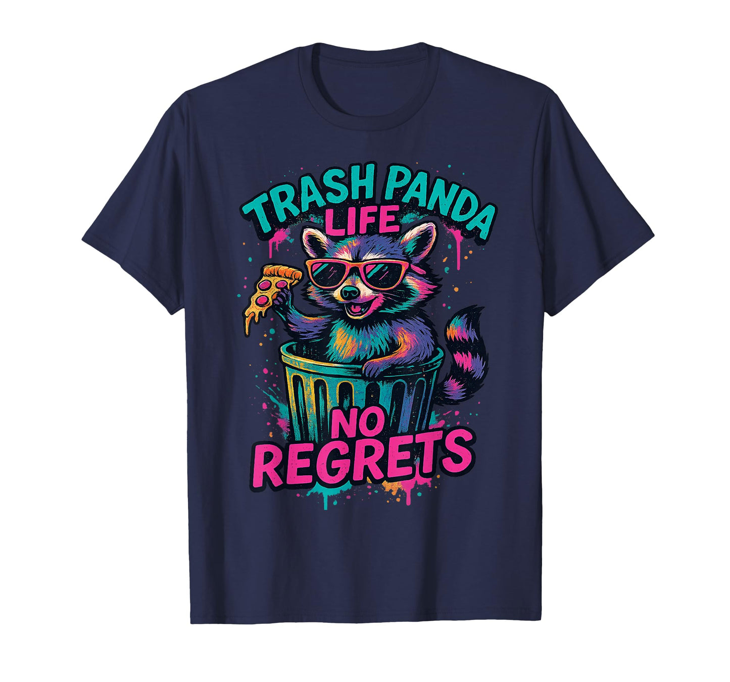 Funny Trash Panda More Thrash Can Less Trash Can't T-Shirt