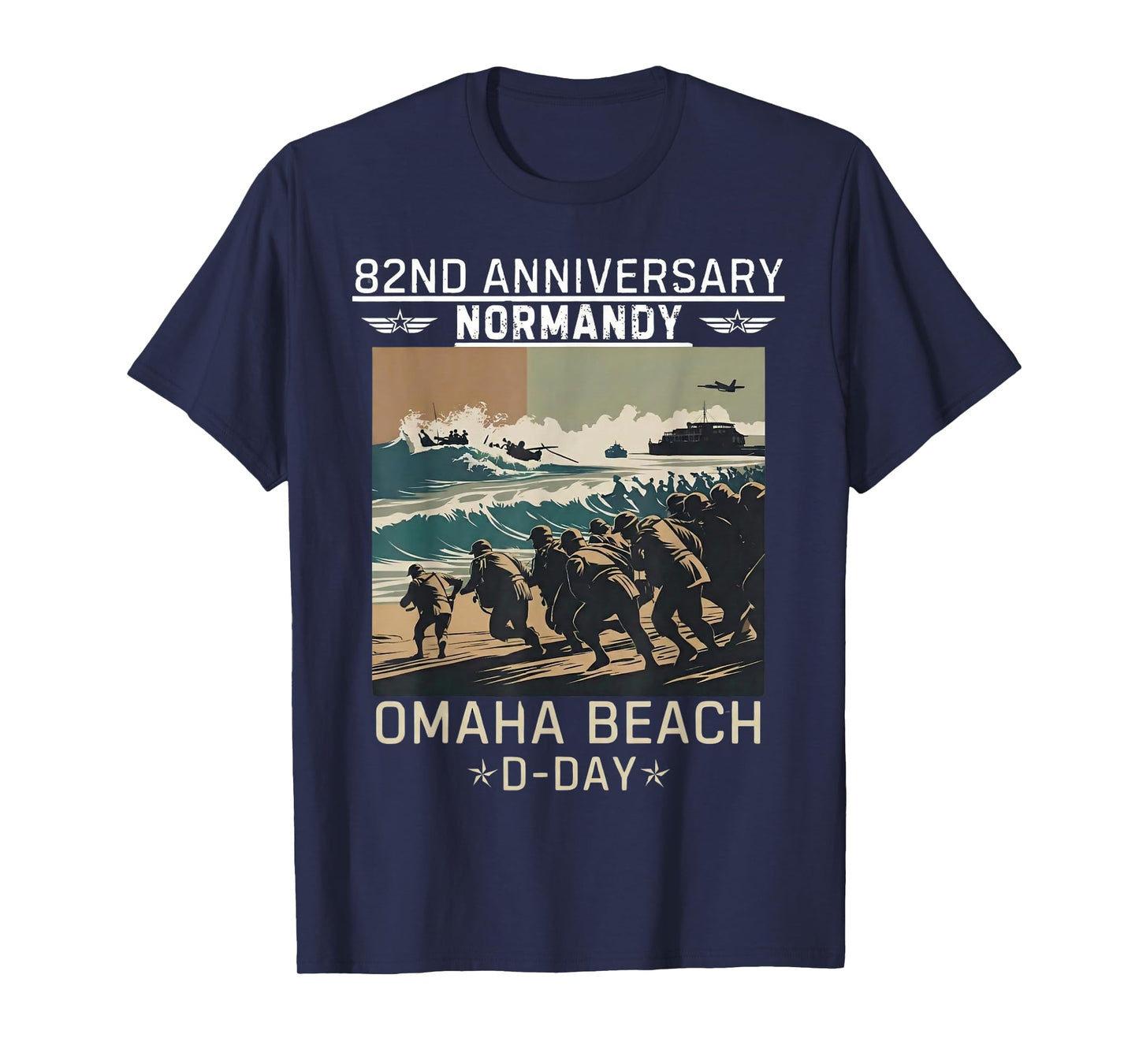 82nd Anniversary 2026 Normandy Omaha Beach D-Day T-Shirt