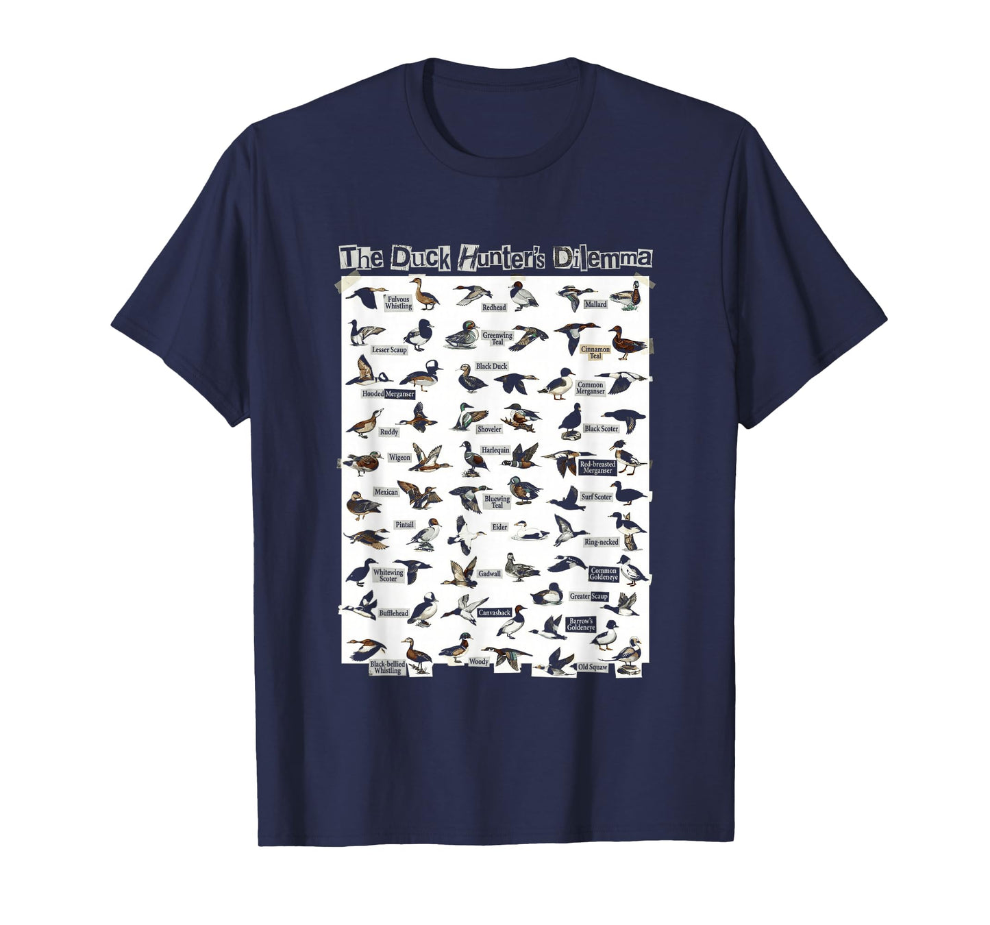 Guide Waterfowl Chart T-Shirt