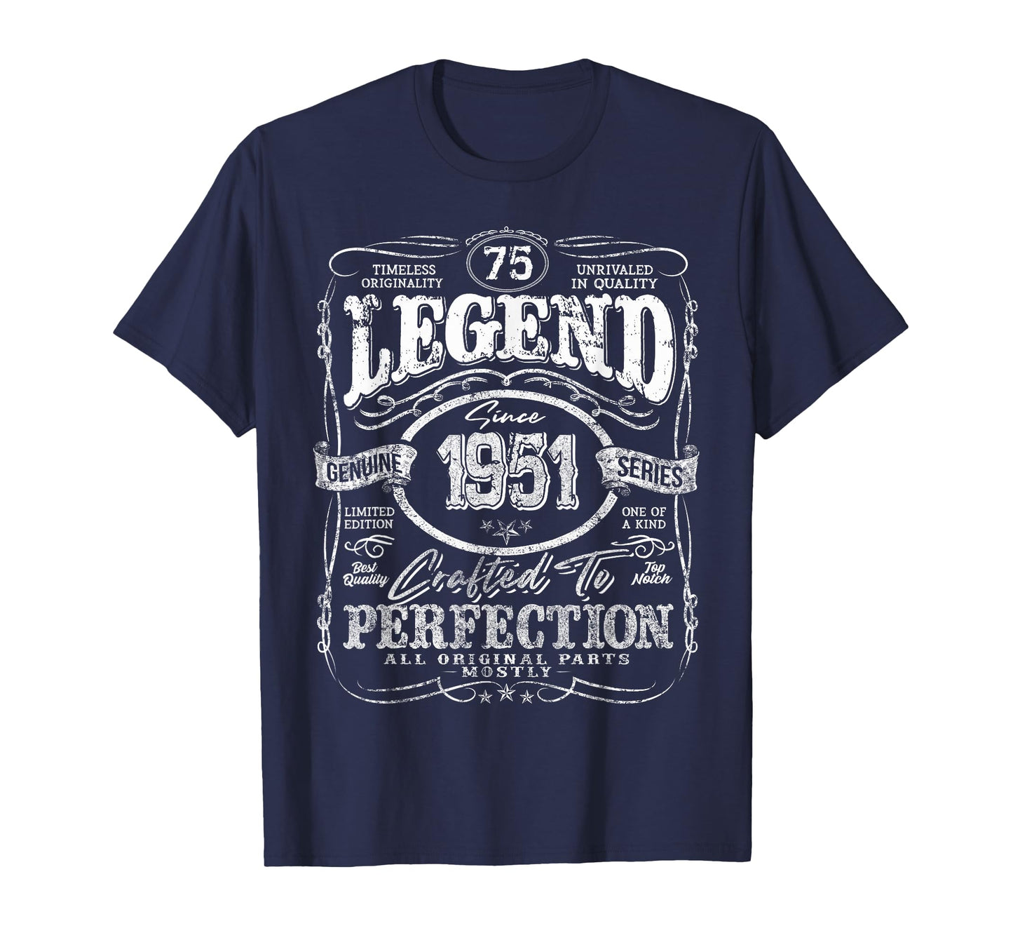 Vintage 1951 Limited Edition Shirt 75 Year Old 75th Birthday T-Shirt