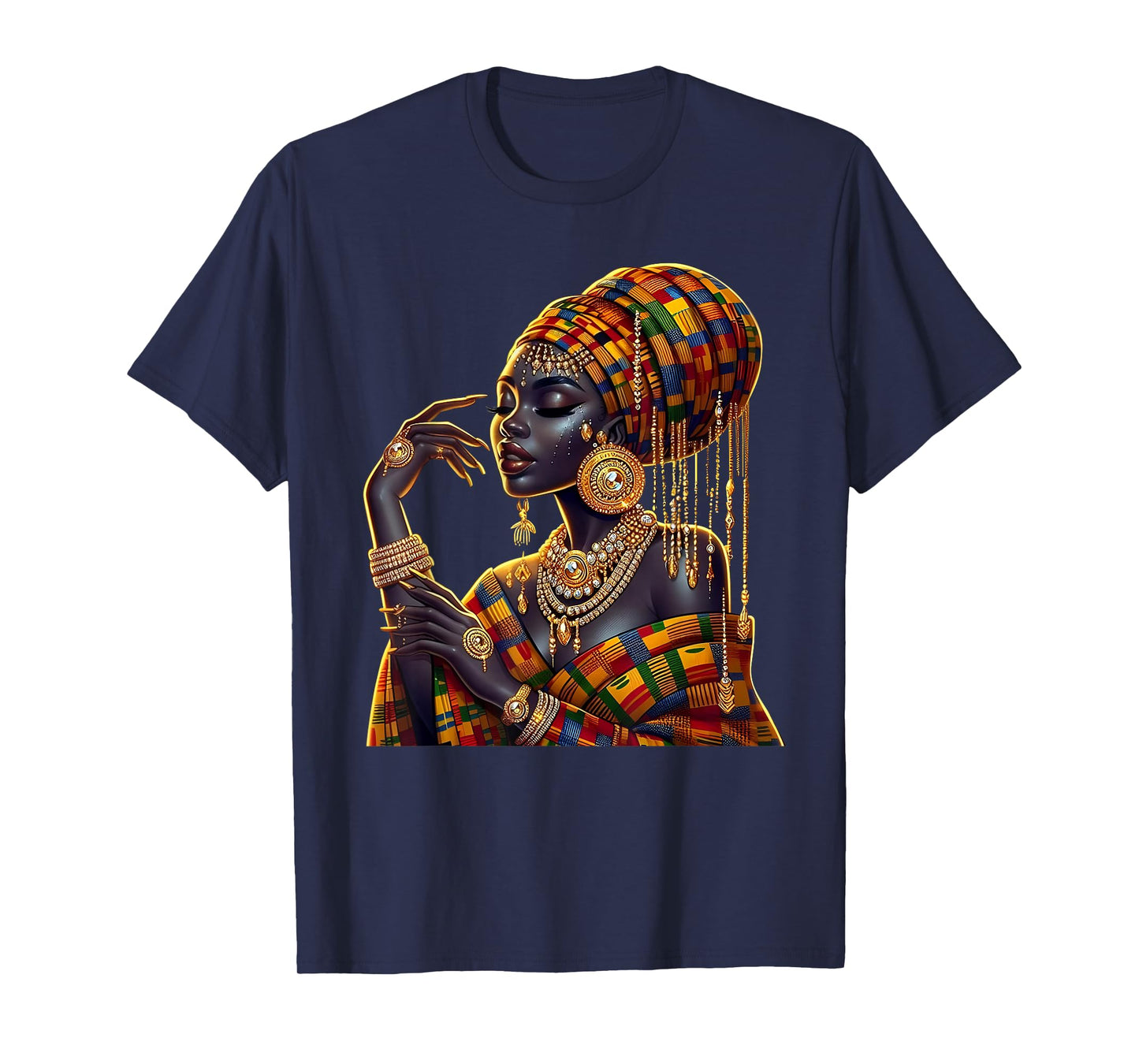 Love Black Woman African Melanin Queen Black History Month T-Shirt