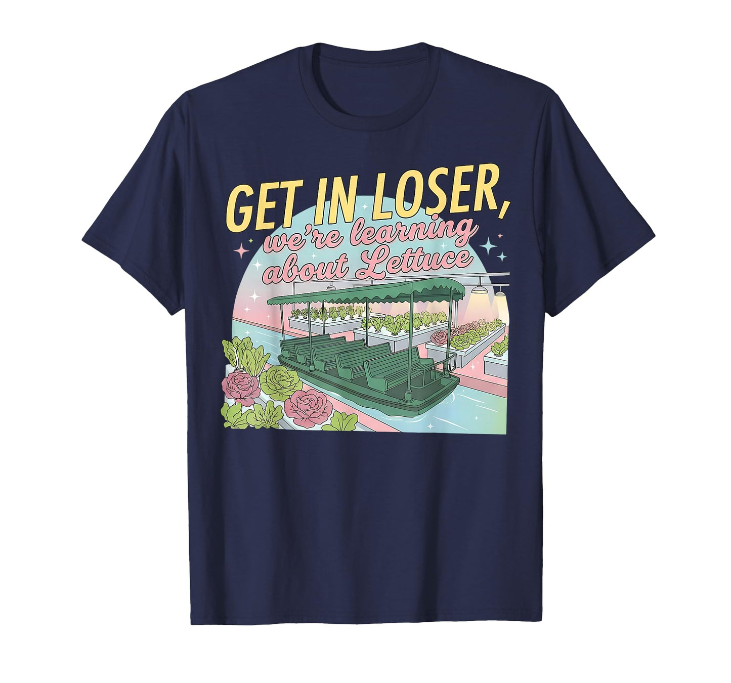 Learning About Lettuce The Land Matching Family Funny T-Shirt
